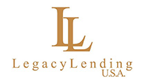 LegacyLending USA logo with gold letters LL and company name